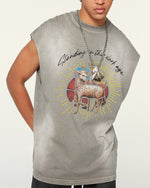 グラデーションウォッシュベスト