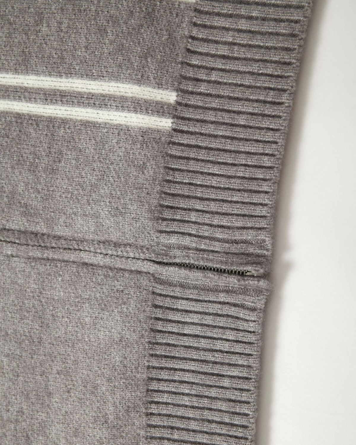 Striped knitted sweater