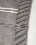 Striped knitted sweater