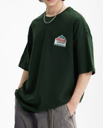 山のプリント半袖