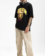 カレッジプリントの半袖