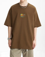 Outdoor printed short sleeves