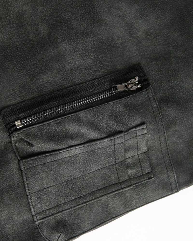 Fake two-piece cotton jacket