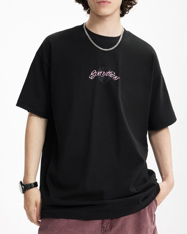 ゆったりとしたコットンの半袖