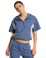 Color-block Patchwork Pullover Shirt