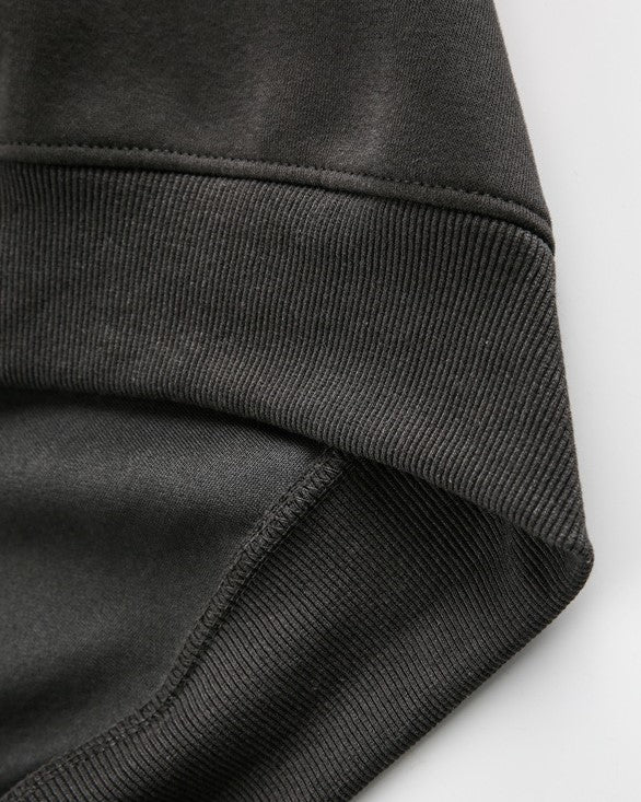 パッチワークフード付きスウェットシャツジャケット