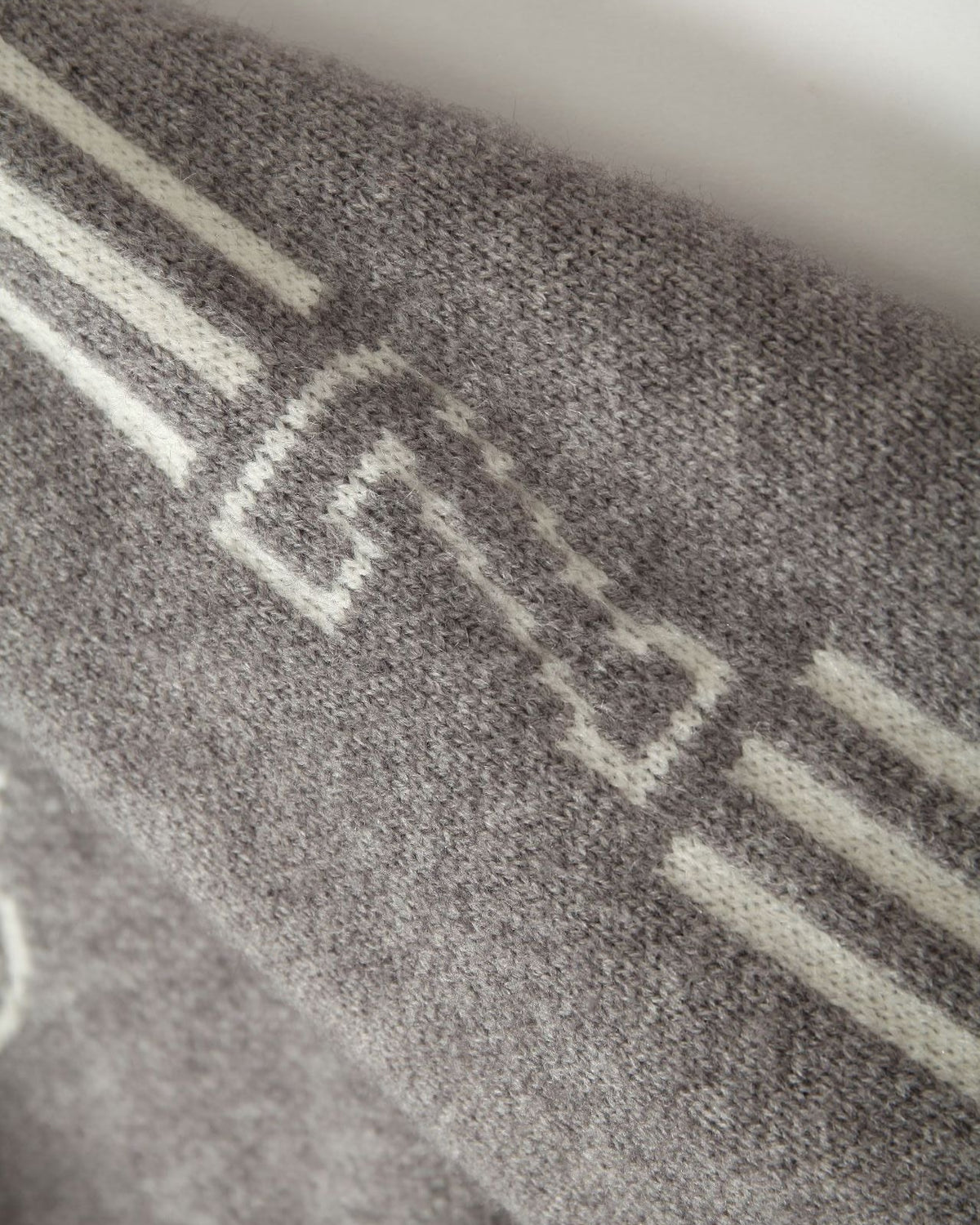 Striped knitted sweater