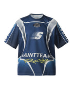 Letter motorcycle short sleeves