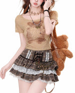 シンプルなスリムな半袖