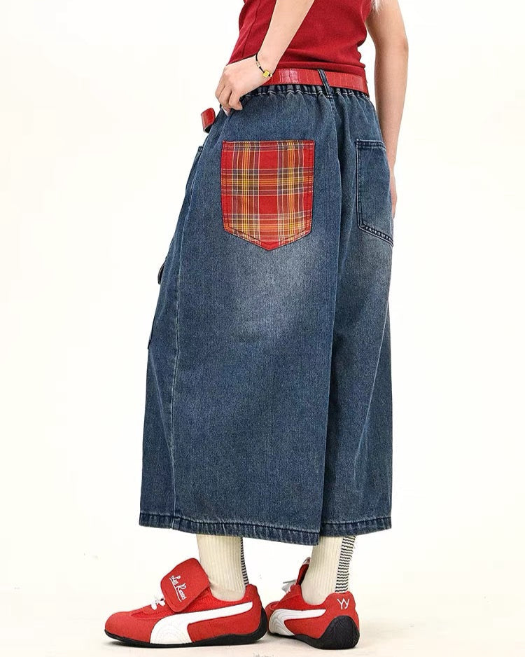 楽しい刺繍ジーンズ