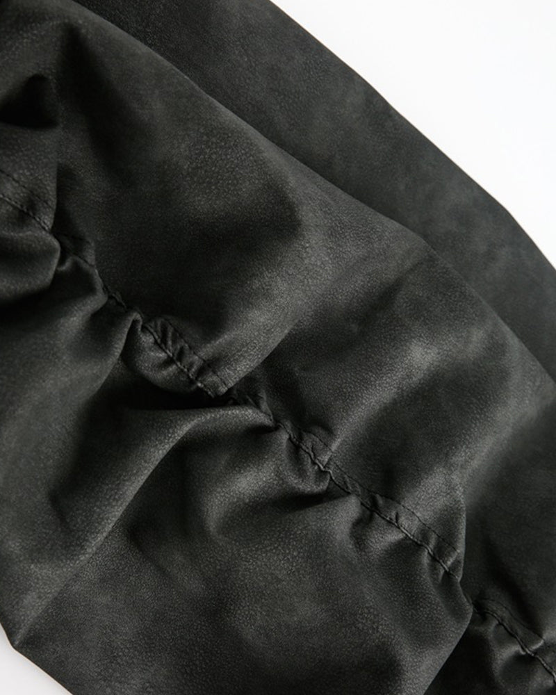 Fake two-piece cotton jacket