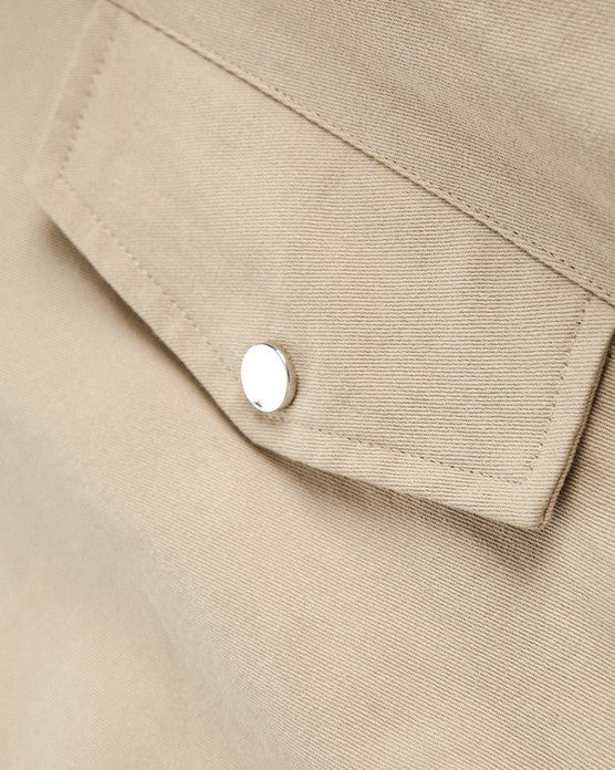 スタンドカラーカジュアルジャケット