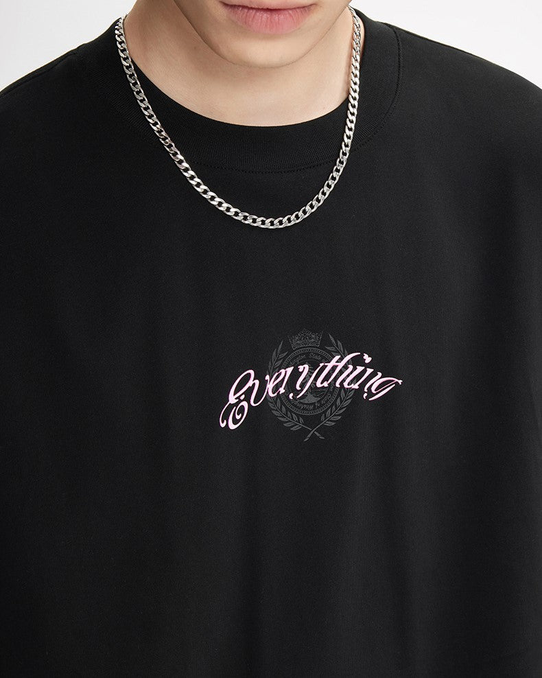 ゆったりとしたコットンの半袖