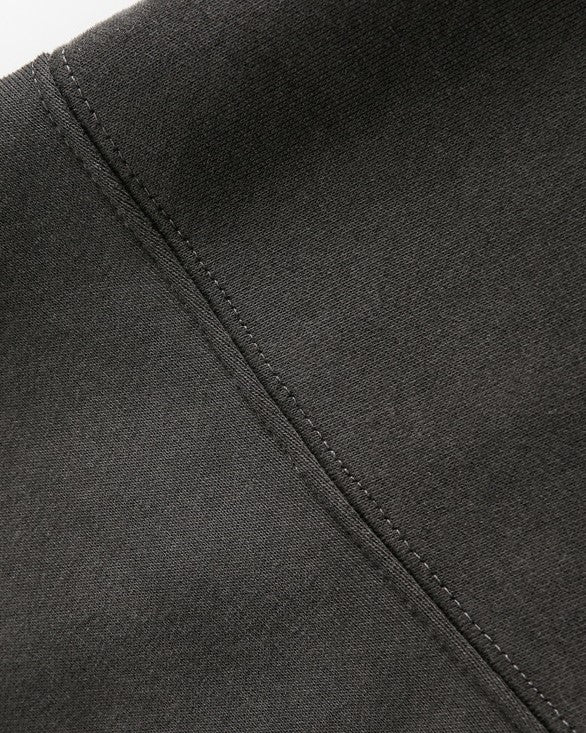 パッチワークフード付きスウェットシャツジャケット