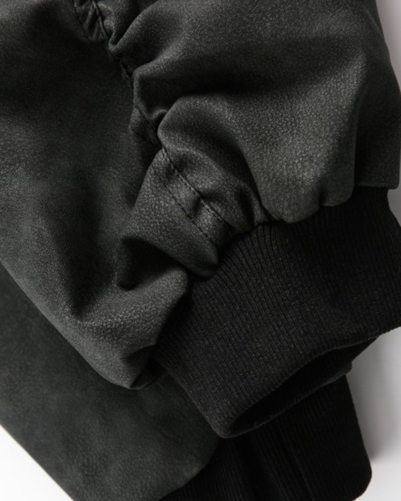 Fake two-piece cotton jacket