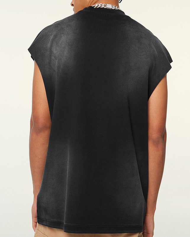 グラデーションウォッシュベスト