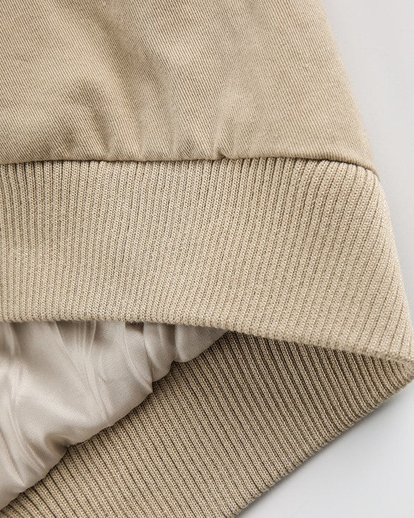 スタンドカラーカジュアルジャケット