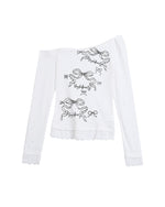 レトロ可愛いシンプル長袖