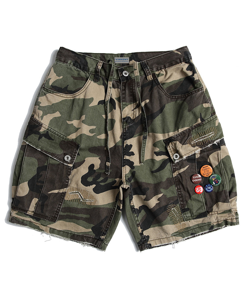 迷彩カーゴカジュアルパンツ