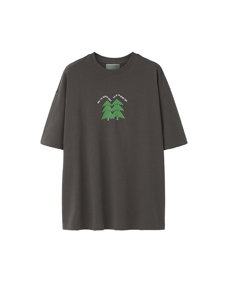 Casual cotton short sleeves