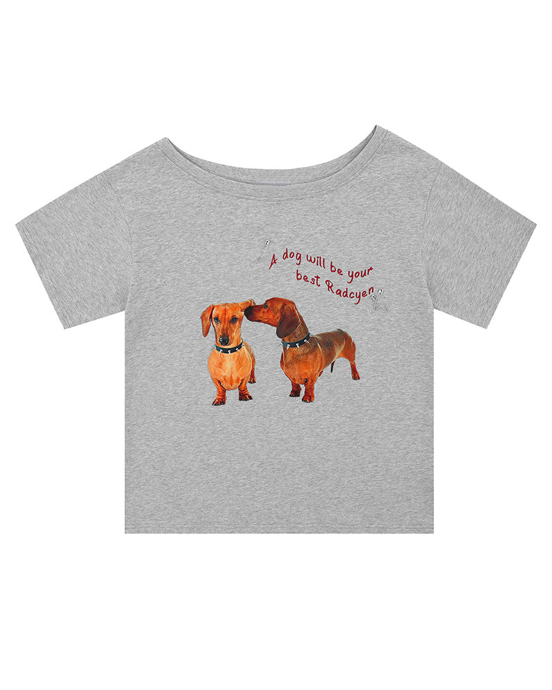 Cute printed short sleeves