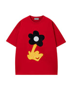 Cute floral short sleeves