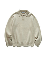 casual lapel sweater