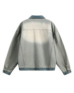 ヴィンテージウォッシュデニムジャケット