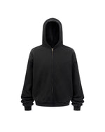 430g Fleece-Lined Zip-Up Hoodie