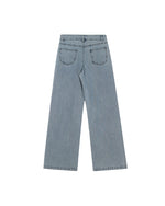 Loose washed jeans