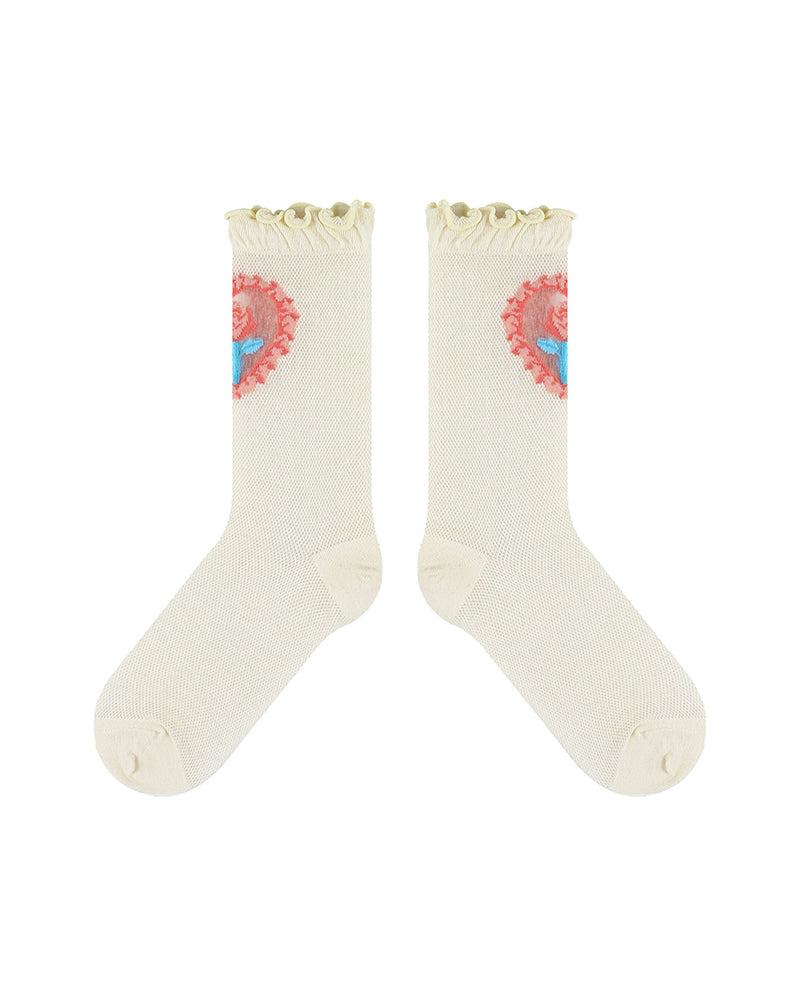 薄手のショートソックス