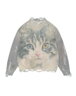 레트로 올매치 풀오버 스웨터