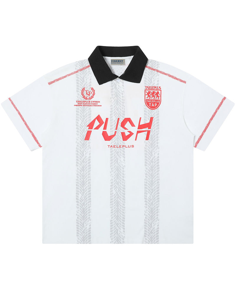 カラーブロックポロシャツ(半袖)