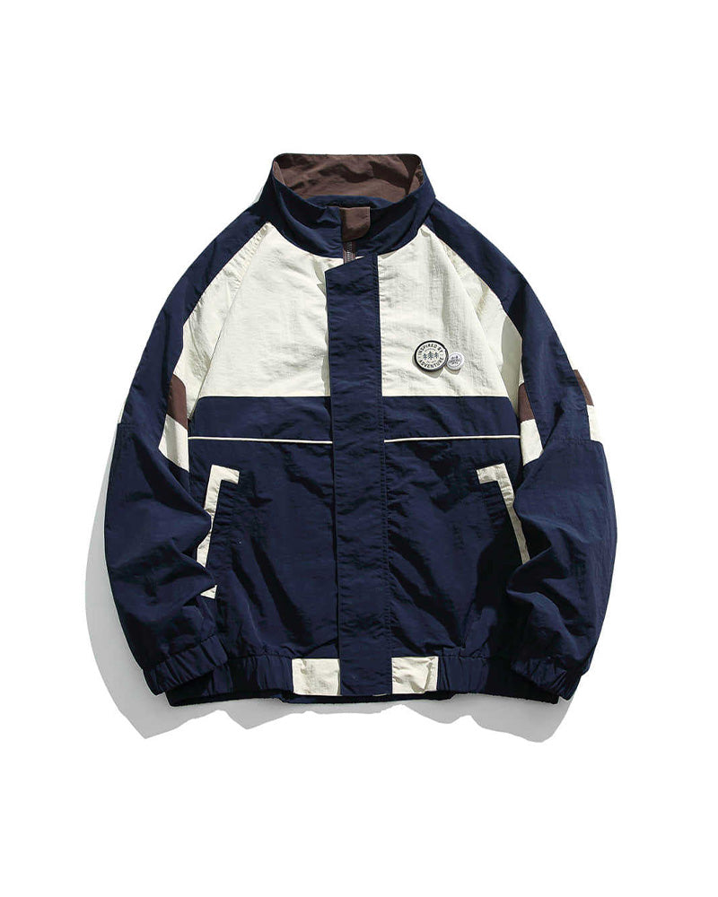 コントラストカラージャケット