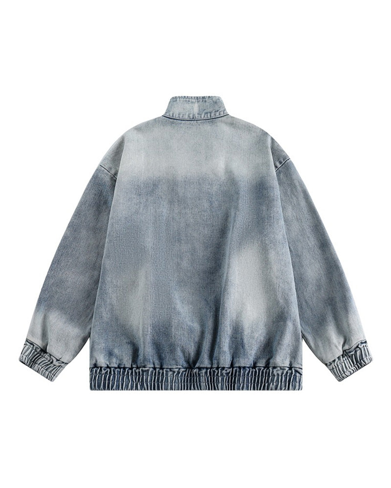 ヴィンテージウォッシュデニムジャケット