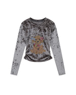 かわいい子犬の長袖