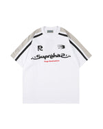 Retro versatile loose short sleeves