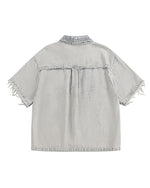 ヴィンテージのゆったりとした半袖シャツ