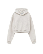 445g Cropped hooded sweatshirt