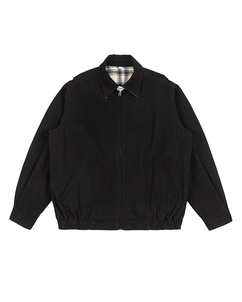 パッチワークのリバーシブルワークジャケット