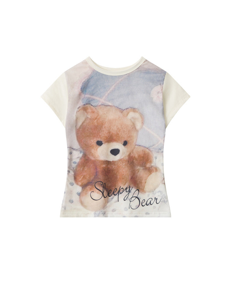 Cute bear short sleeves