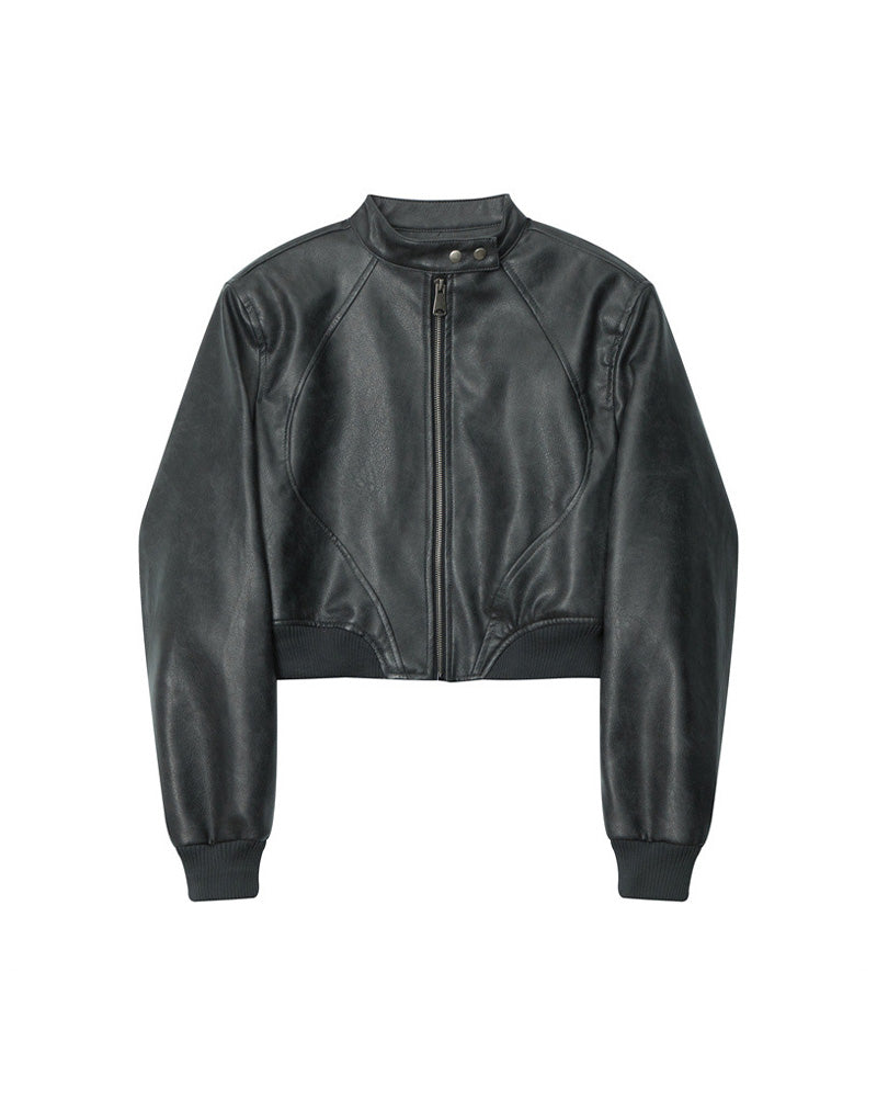 ショートレザージャケット