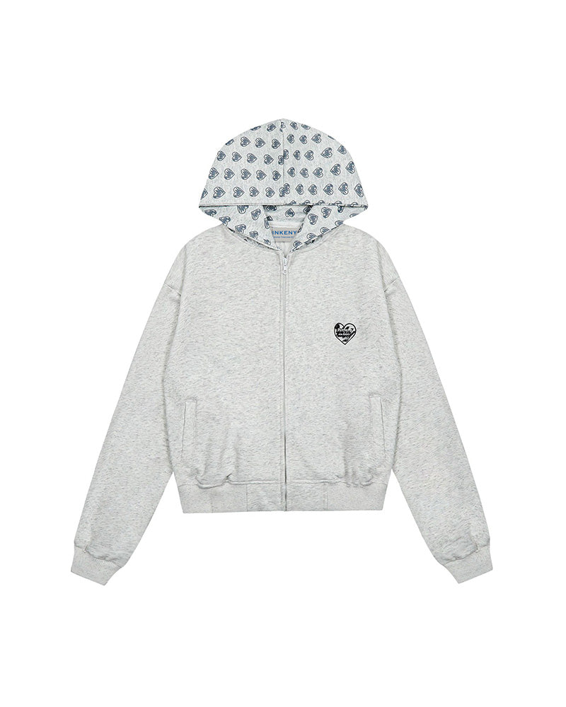 オールマッチフード付きスウェットシャツジャケット