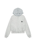 オールマッチフード付きスウェットシャツジャケット