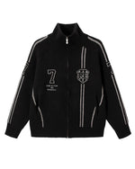 Striped knitted sweater