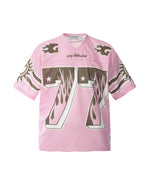 Retro V-neck sports short sleeves