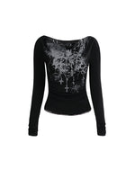 Retro Hot Girl Long Sleeve