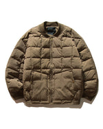 チェック柄パッチワーク中綿ジャケット