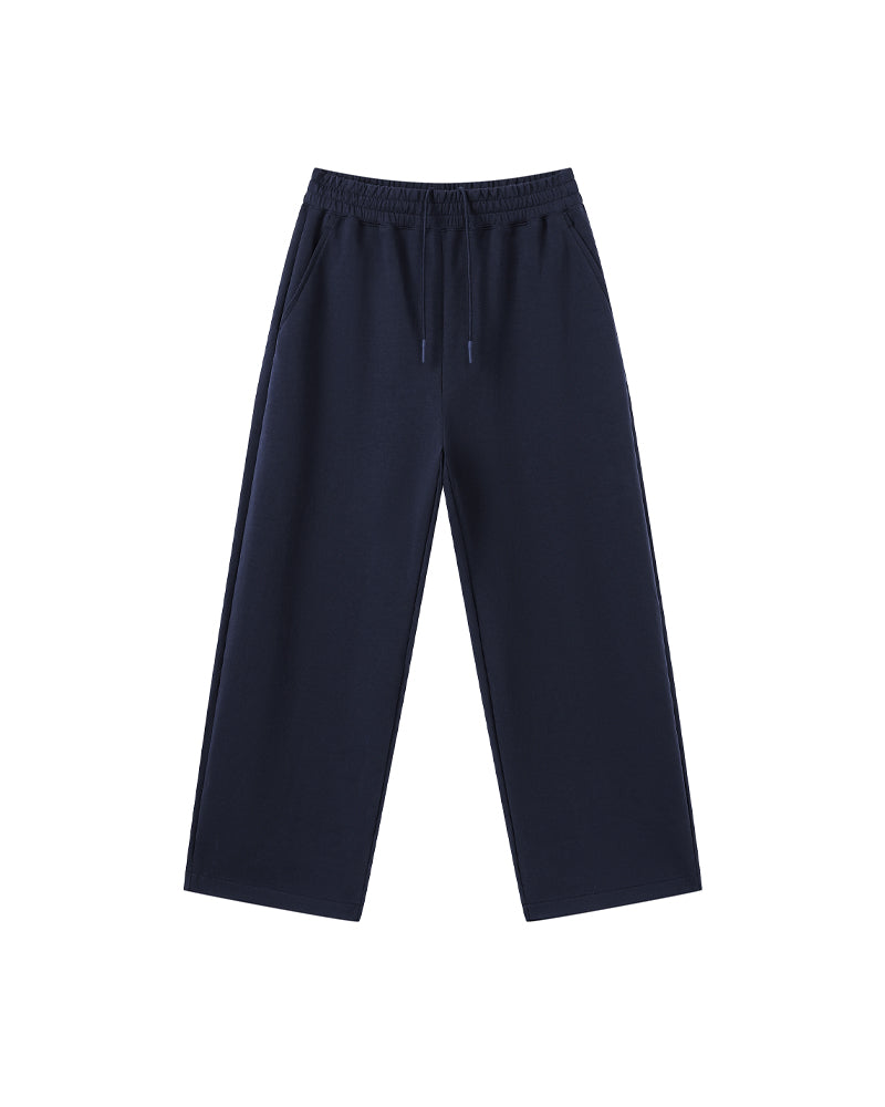 320g Wide-leg straight-cut trousers