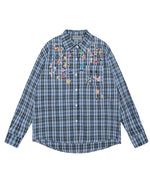 심플한 플레드 긴팔 셔츠